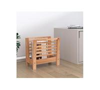 Porte revues 40x26,5x38,5 cm Bois massif de noyer
