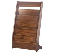 Porte-revues à poser au sol, support de rangement de brochures en bois pour bureau, école, expositions, catalogue avec plusieurs fentes