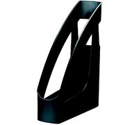 Porte-revues A4 polystyrène noir mat paquet de 10
