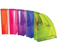 Porte-revues CEP HAPPY format A4, couleurs assorties, lot de 5