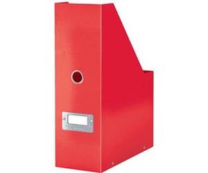Porte-revues Click & Store, A4, carton, rouge