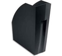 Porte-revues ECO BLACK en PP recy os 11 cm. Dim : H 29,2 x P 24,8 cm G