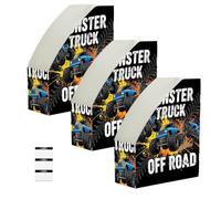 Porte-revues en plastique PP motif camion bleu