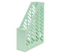 Porte-revues HAN KLASSIK - 1 pièce, porte-revues moderne au design tendance. Fonctionnel, de haute qualité et élégant, jusqu'au format DIN A4/C4, vert pastel, 1601-805