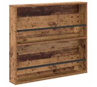 Porte-revues mural - vidaXL - Bois ancien - Bois d'ingénierie - 80x12x70 cm - 5,67 kg - Étagère moderne