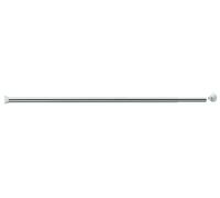 Porte rideaux droit alu - D20 mm - extensible 75 à 125 cm PELLET ASC