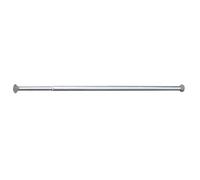 Porte-rideau droit télescopique Eco Ø20 x 0.76 x 1.26 m DELABIE Alu poli - 358 G