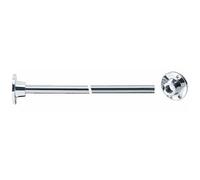 Porte rideaux droit extensible laiton chromé PELLET ASC