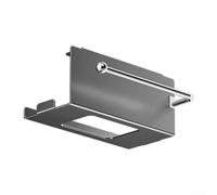 Porte-Rouleau Cuisine Double Usage Horizontal Vertical | Acier pour robuste, finition grise anti-rouille, perçage, montage horizontal vertical