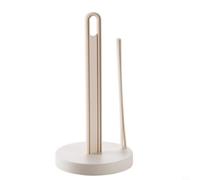 Porte-rouleau de cuisine debout avec ventouses, distributeur de serviettes en papier ABS pour rouleaux de 4,5 cm, support de table antidérapant avec large poignée pour un transport et un retrait