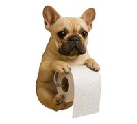 Porte-Rouleau de Papier toilette-22x16x12cm, Porte-Serviettes en Papier décoratif en Forme de Chien Mignon, Organisateur de Rangement Mural, Distributeur de mouchoirs | Porte-Serviettes, décor
