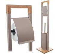 Porte-rouleau de papier toilette avec brosse de WC pour la salle de bains - Une solution pratique et élégante