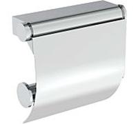 Porte-rouleau de papier-toilette Ideal Standard Connect N1382AA avec couvercle chromé