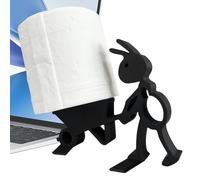Porte-Rouleau de Papier Toilette | Support pour Distributeur De Papier Toilette De Table | Organisateur de Stockage sur Pied pour Serviettes pour Salle de Bain, Cuisine, Chambre, Hôtel et