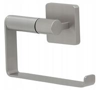 Porte-rouleau de papier toilette Tiger Dock, en acier inoxydable brossé, à fixer au mur