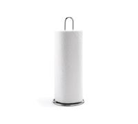 Porte rouleau essuie-tout - MSV - 31,5x12 cm - Acier chromé - Gris - Base solide