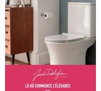 Porte-rouleau JACOB DELAFON - Collection Eo Classique Noir Mat