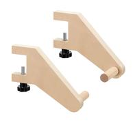 Porte-Rouleau Papier Boucher 2 pièces Support chevalet Bois essuie-Tout
