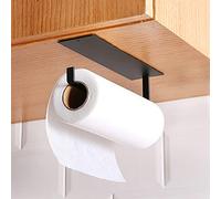 Porte Rouleau Papier Cuisine 304 en Acier Inoxydable, sans percage sur Mur Support de Papier Adhésif 3M Autocollante pour Cuisine Toilettes Bains