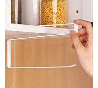 Porte Rouleau Papier Cuisine, JINDIWUL 1pcs Porte Essuie Tout Cuisine sans Perçage, Supports pour Papier Essuie-Tout, Dérouleur Porte Rouleau de Cuisine Mural pour Cuisine, Salle de Bain, Placards
