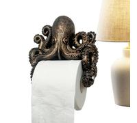 Porte-Rouleau Papier Toilette Pieuvre Organisateur Mignon en Résine Support
