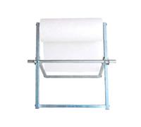 Porte-rouleau tout métal ultra-résistant, Distributeur de rouleaux papier bulle, pliable, largeur 45-125 cm, alliage d'aluminium, capacité 100 kg