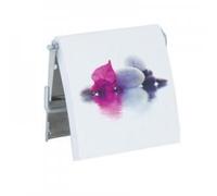 Porte Rouleau WC en MDF et Inox Borneo - MSV - Accessoires de salle de bain
