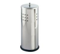 WENKO Ancona support pour rouleaux de papier toilette en acier inoxydable salle de bain WC debout