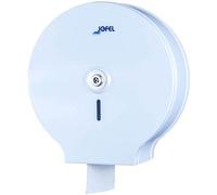 Porte-rouleaux de papier toilette industriels, capacité jusqu'à 400 m, diamètre max. 260 mm, axe de 18 à 55 mm, boîtier en acier laminé blanc, Classic AE13300