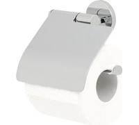 Porte-rouleaux de papier toilette TIGER Noon avec couvercle, finition chrome