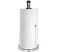 Porte Rouleaux Essuie Tout en Acier Inox avec Tige Latéral de Maintien Cheffinger Argent