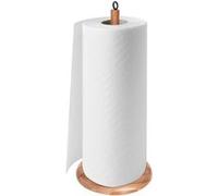 Porte Rouleaux Essuie Tout en Bois Acacia support Stable Design Élégant Cheffinger Marron clair