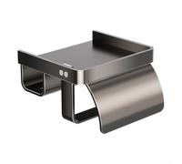 Porte-Roules pour aluminium Anti-Rouille pour Salle de Bain Porte-Roules | pour aluminium pour robuste, anti-corrosion, finition , résistant humidité, gris acier crème