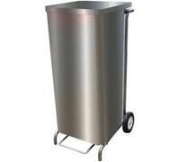 Porte Sacs Mobile Inox Caréné 70 L à Ouverture Frontale L2G inox