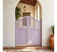 Porte Saloon Battante Double, Porte Partition en Bois avec Charnières | W70-160cm Portillon de Séparation Style Western pour Cuisine, Escalier et Salle de Bain(Purple,132x100 cm (WxH))