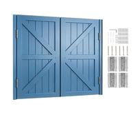 Porte Saloon en Bois Massif Portes Battante de Bar Style Western Porte Cowboy Portes De Séparation Porte de Café pour Escalier Salle De Bain Cuisine(Light Blue,114x100 cm (WxH))