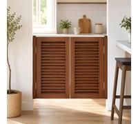 Porte Saloon, Portes Battantes De Saloon Vintage, Porte Western Bois | Quincaillerie Métal Et Loquet, Finition Vintage Pour Entrée, Bar, Café Ou Passage Intérieur(Brown5,32"/81cm)