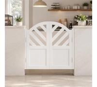 Porte Saloon, Portes Battantes De Saloon Vintage, Porte Western Bois | Quincaillerie Métal Et Loquet, Finition Vintage Pour Entrée, Bar, Café Ou Passage Intérieur(White1,43"/109cm)