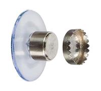 Porte-Savon À Ventouse - Porte Savon Aimanté Magnetique avec Ventouse, Support De Rangement Mural Magnétique pour Savon De Douche, pour Salle De Bain Evier Baignoire Cuisine