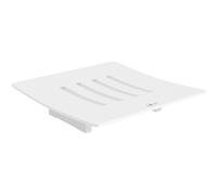 Porte-savon ABBACO 10 cm, blanc, acier inoxydable, Zack
