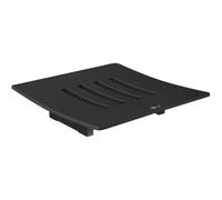 Porte-savon ABBACO 10 cm, noir, acier inoxydable, Zack