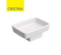 Porte savon céramique Blanc Brillant Dado - CRISTINA ONDYNA DADO2251