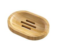 Porte-Savon Cuisine AntidéRapants, Bambou Naturel en Bois Porte Savons Boîte, Boite a Savon avec Evacuation Nettoyage Facile, pour Salle de Bain Cuisine Éponges Accessoires de Rangement ou Douche