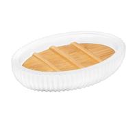 Porte Savon Déco Natureo 12cm Blanc