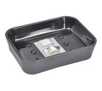Porte-savon effet soft touch douceur d'interieur theme vitamine Noir Noir G