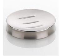Porte Savon - Elegance - Métal - Inox - Gris - 11 cm
