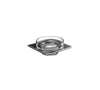 porte-savon Emco Art 163000101 chromé , bol en cristal clair
