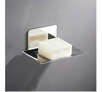 Porte-savon en acier inoxydable 304 3m porte-savon moderne finition chromée auto-adhésive pour salle de bain