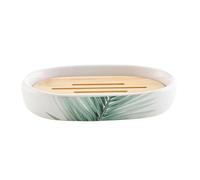 Porte Savon en Céramique Havane 12cm Blanc