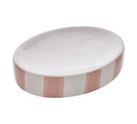 Porte-Savon en Céramique Strio 13cm Rose
